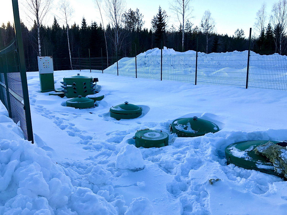 Хозяйственно-бытовой сток - 50 м3 в сутки, Горный парк "Рускеала", респ. Карелия